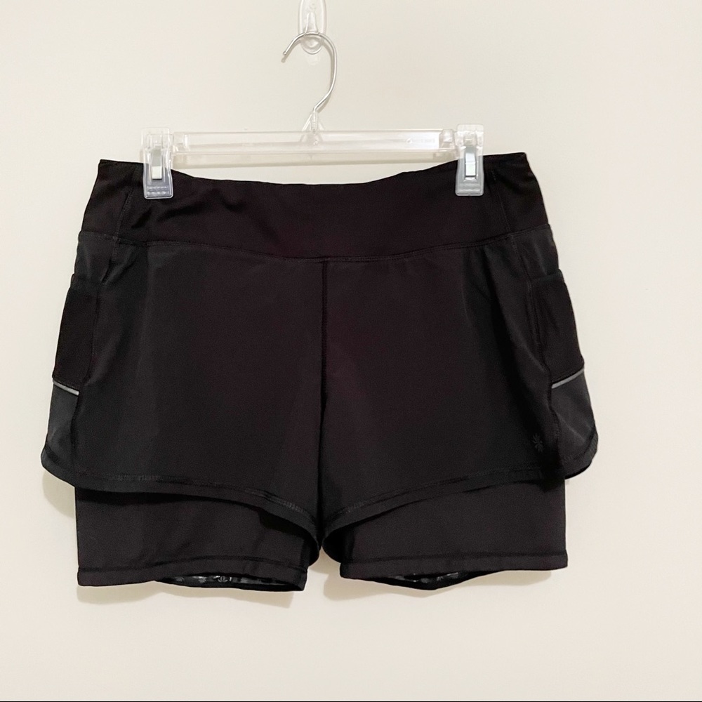 Athleta Ready Set 2 In 1 Running Shorts Workout M